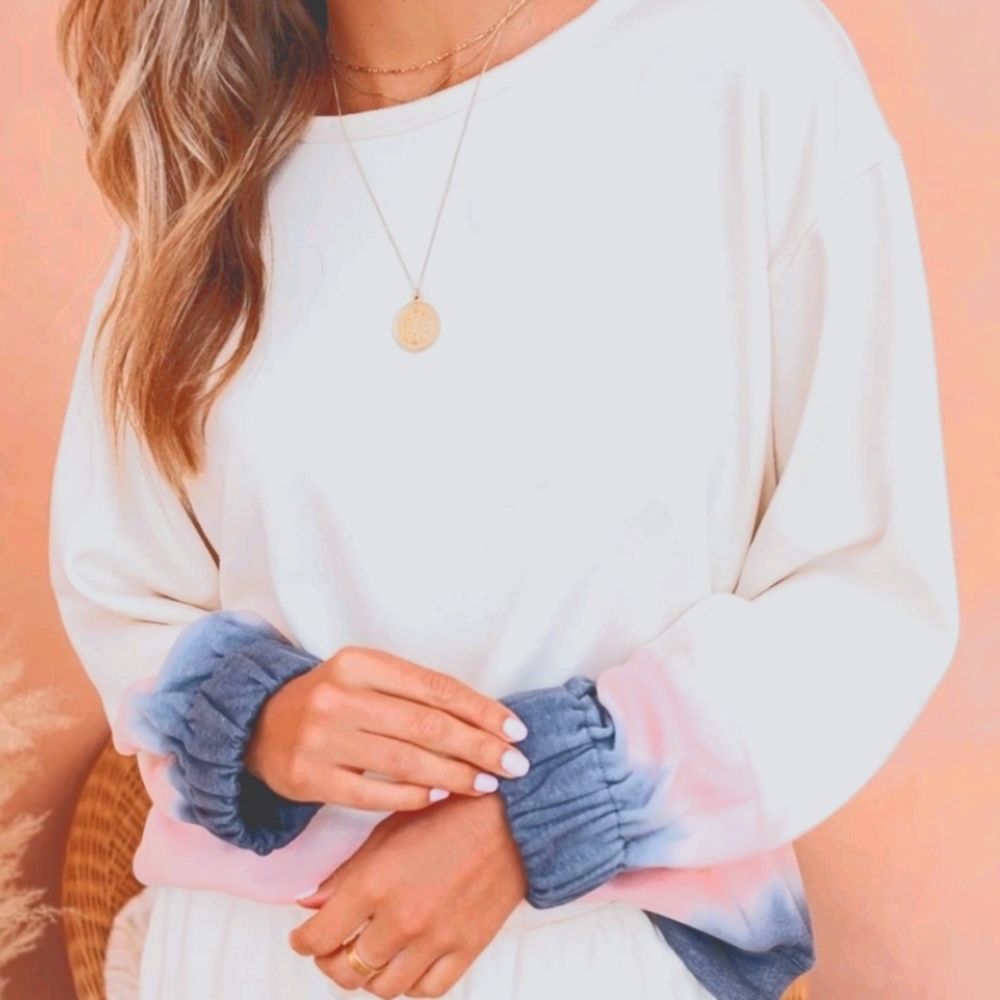 Ombre long sleeve shirt